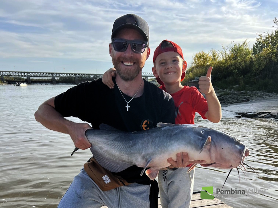 5-year-old Master Angler catches 36-inch-long catfish